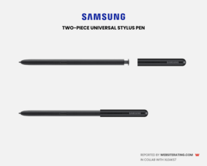 Two-piece universal stylus pen