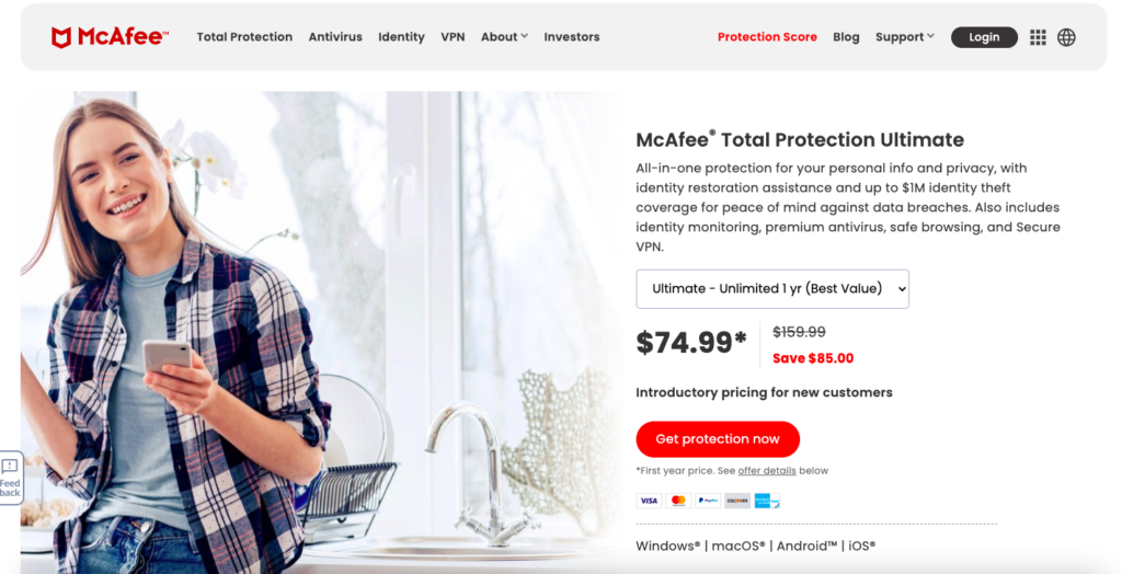 McAfee Total Protection Antivirus