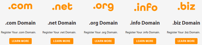 A2 Hosting - gTLDs, Domain Transfer or Registration