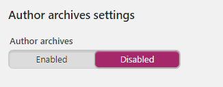 yoast disable author archives