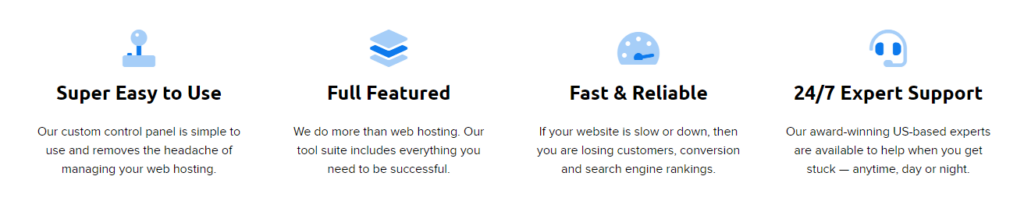 DreamHost features