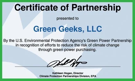 GreenGeeks EPA Partnership