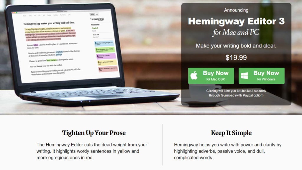 Hemingway Editor