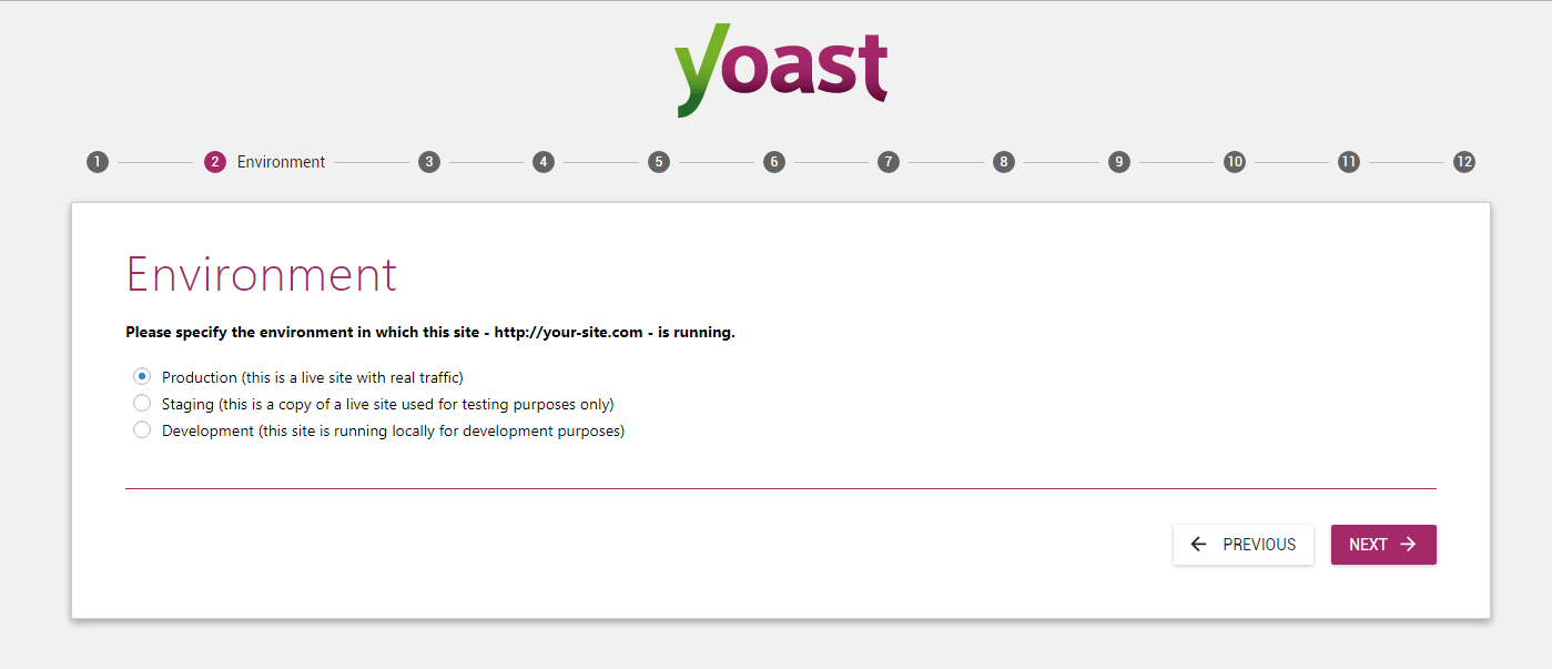 yoast settings