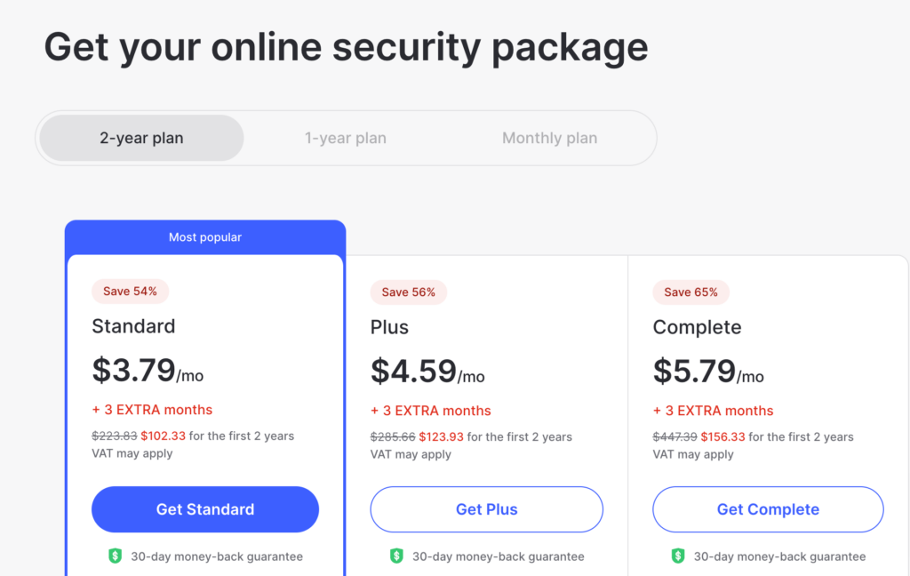 NordVPN Pricing and Plans