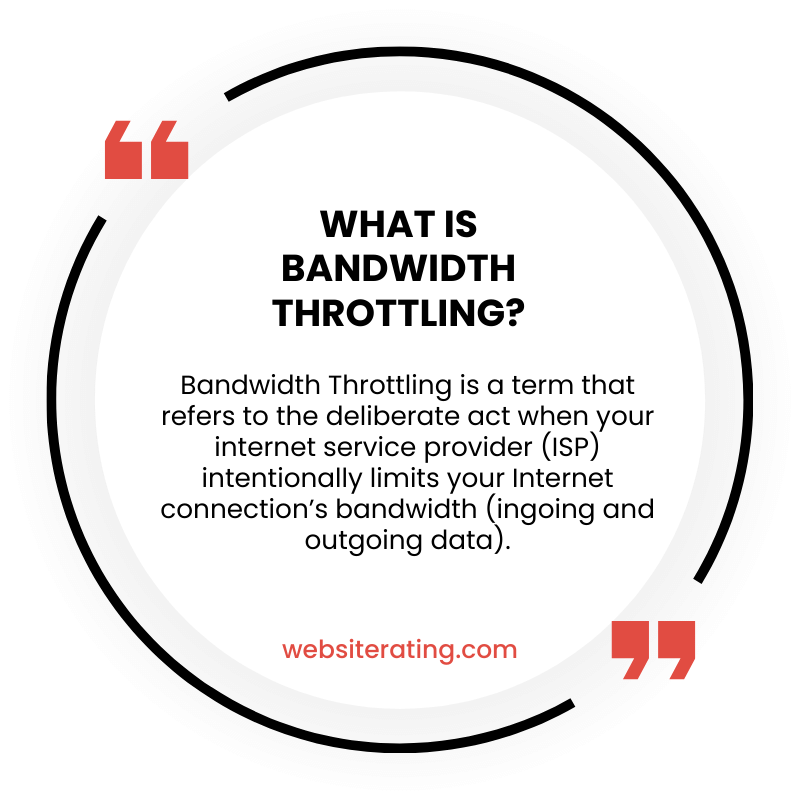 What is Bandwidth Throttling?