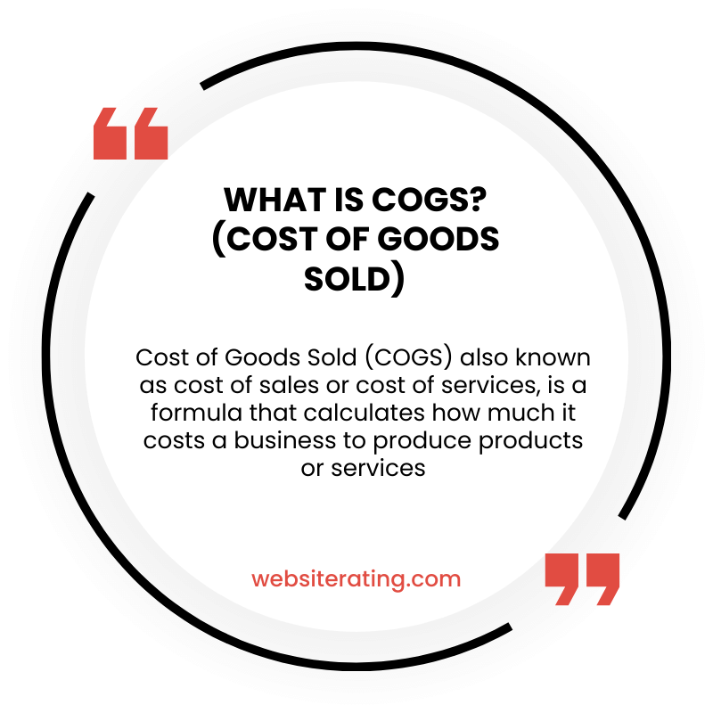 What is COGS? (Cost of Goods Sold)