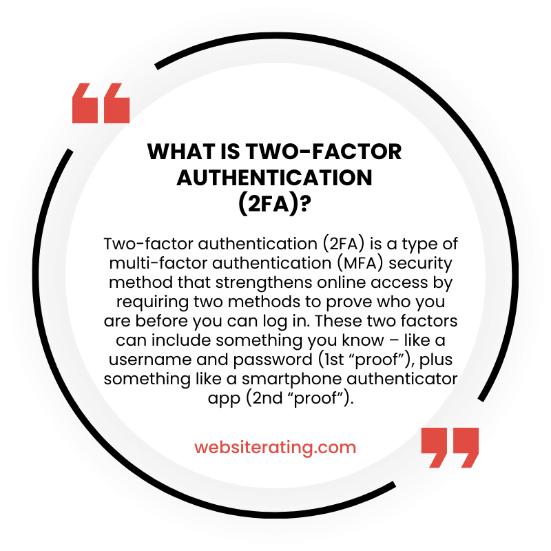 What is Two-Factor Authentication (2FA)?