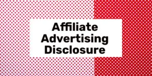 affiliate advertising disclosure