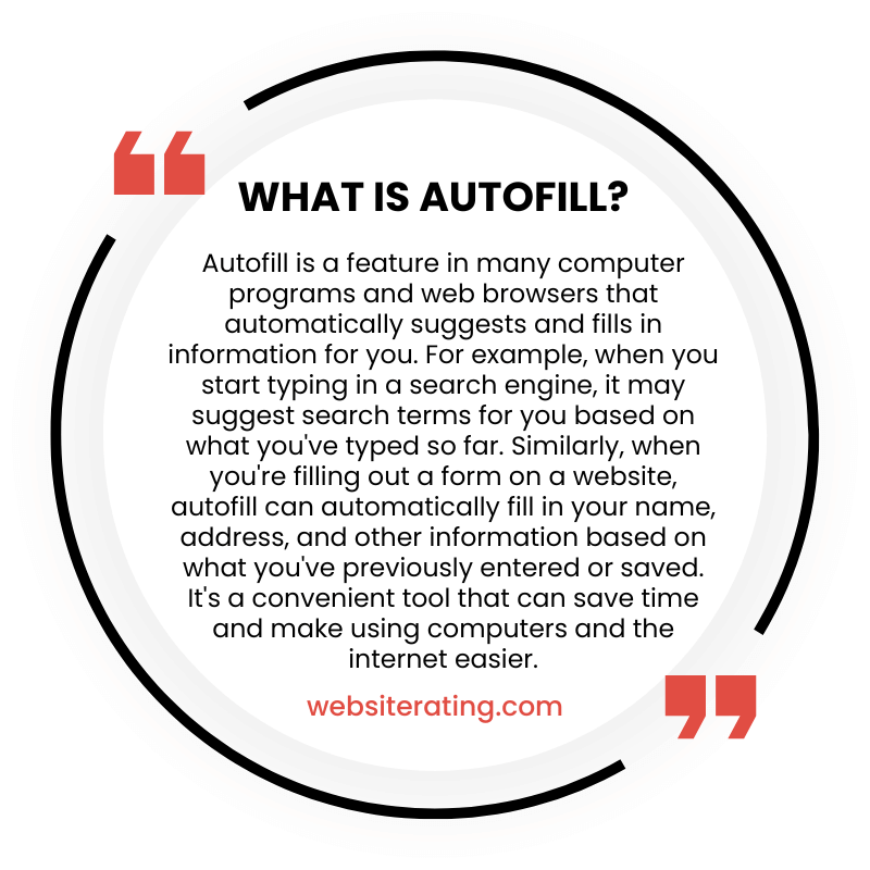 What is Autofill?