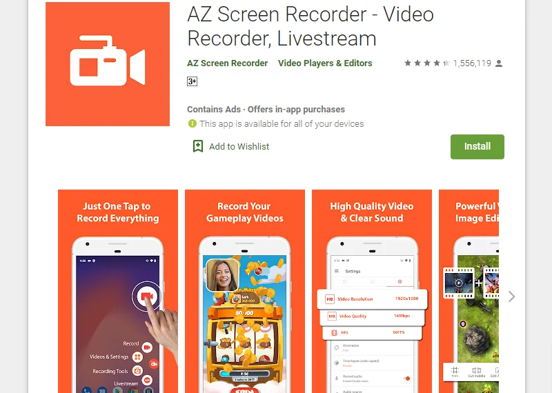 az screen recorder app