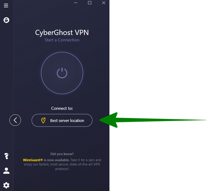 best VPN server location