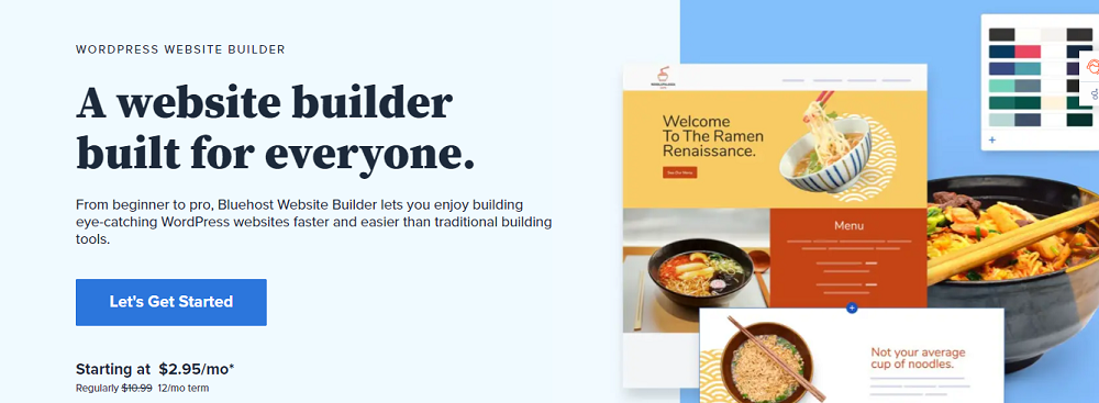 bluehost website builder