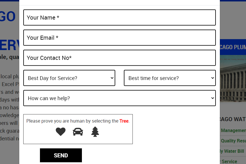 book appointment form