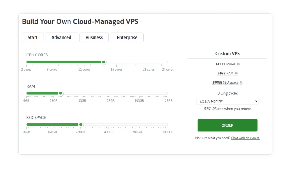 build your own vps