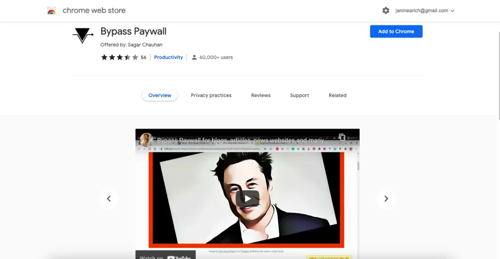 bypass paywall google chrome extension