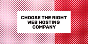 Choose The Right Web Hosting Company For Your Blog