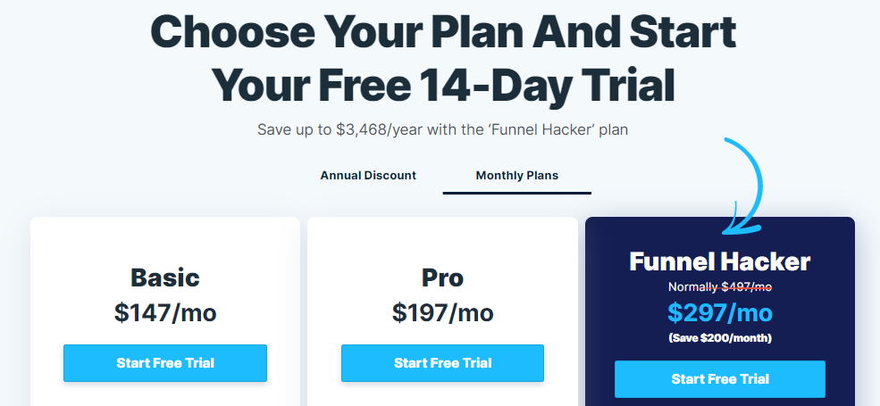 clickfunnels pricing