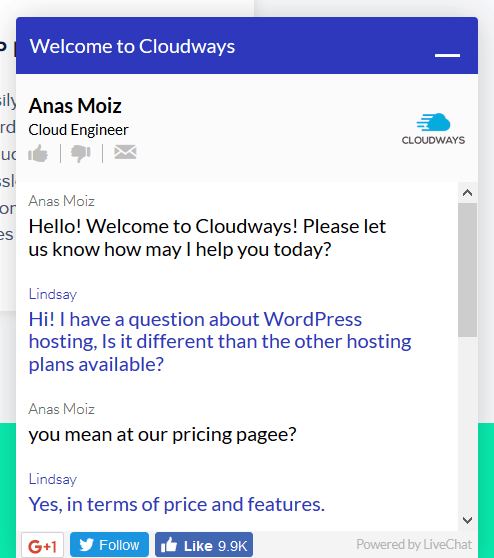 cloudways chat 1