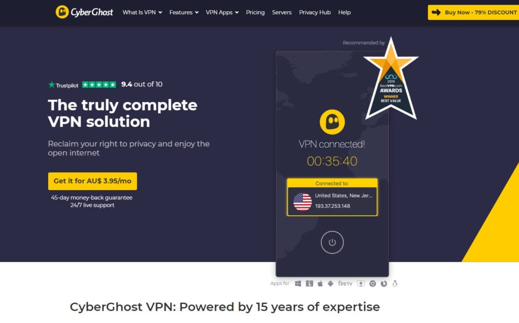 cyberghost vpn