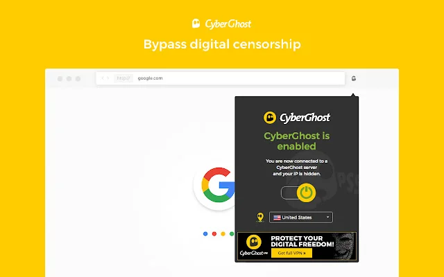 cyberghost free vpn chrome extension