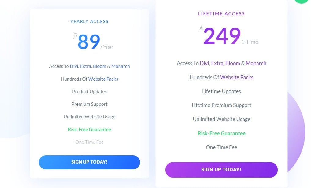 divi pricing