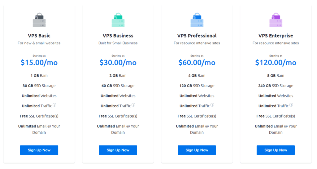 dreamhost vps plans