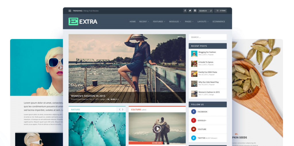 extra magazine theme