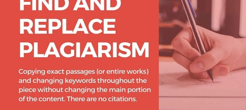 find and replace plagiarism