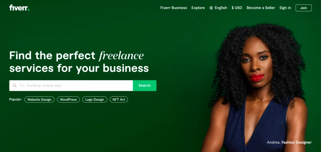 sell products and services on fiverr