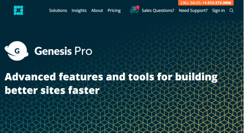 genesis pro wordpress page builder