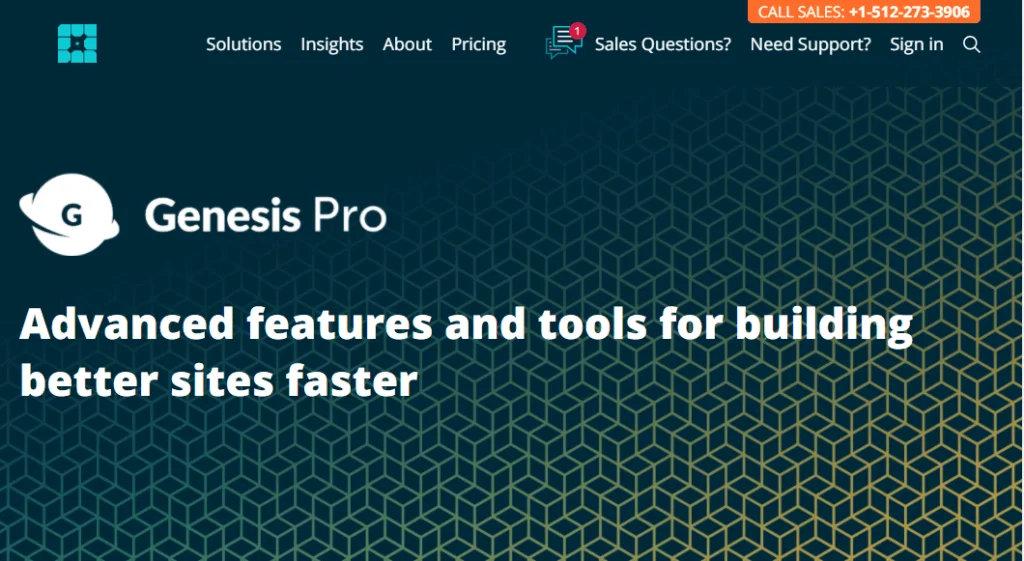 genesis pro wordpress page builder