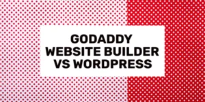 GoDaddy Website Builder vs WordPress 2024