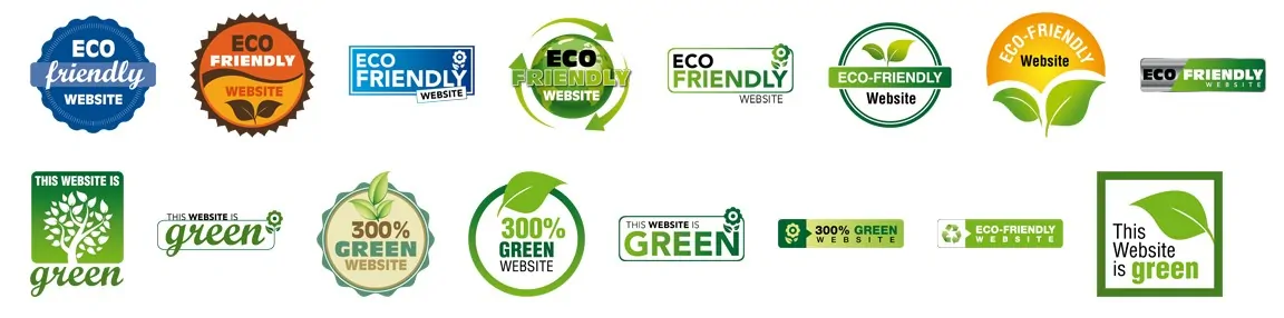 green website badges