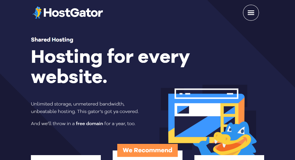 hostgator shared hosting