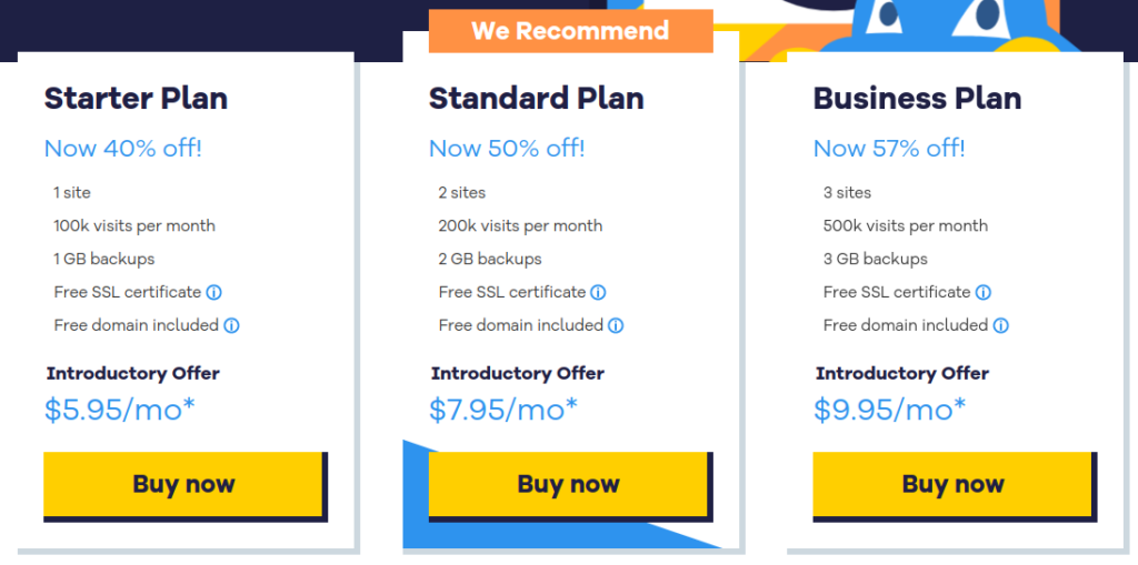 hostgator wordpress plans