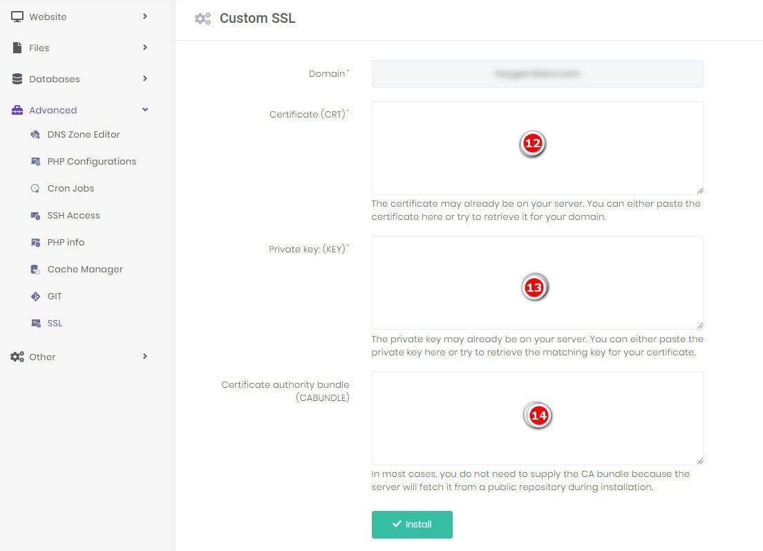 hostinger hpanel ssl settings