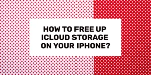 how to free up icloud space
