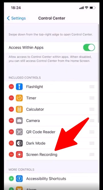 how to record screen on iphone