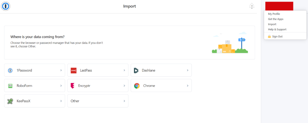 import passwords