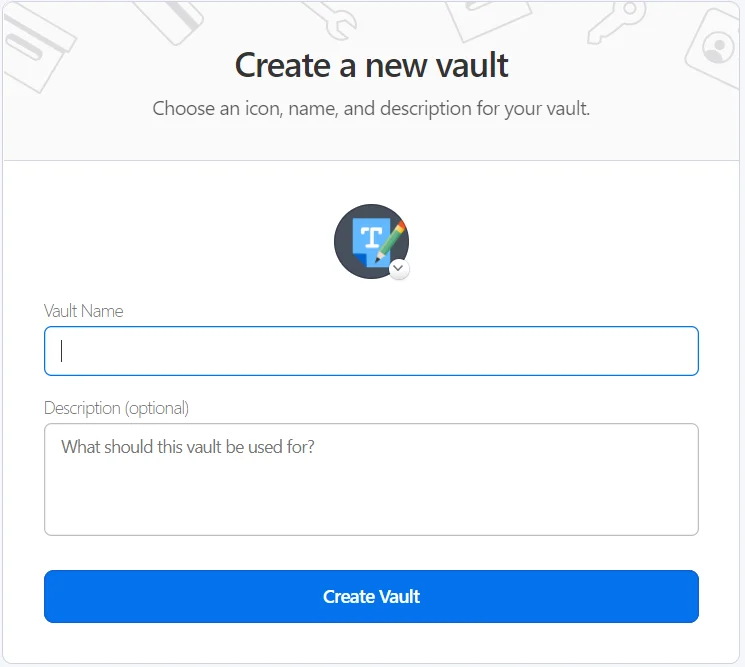 create vault