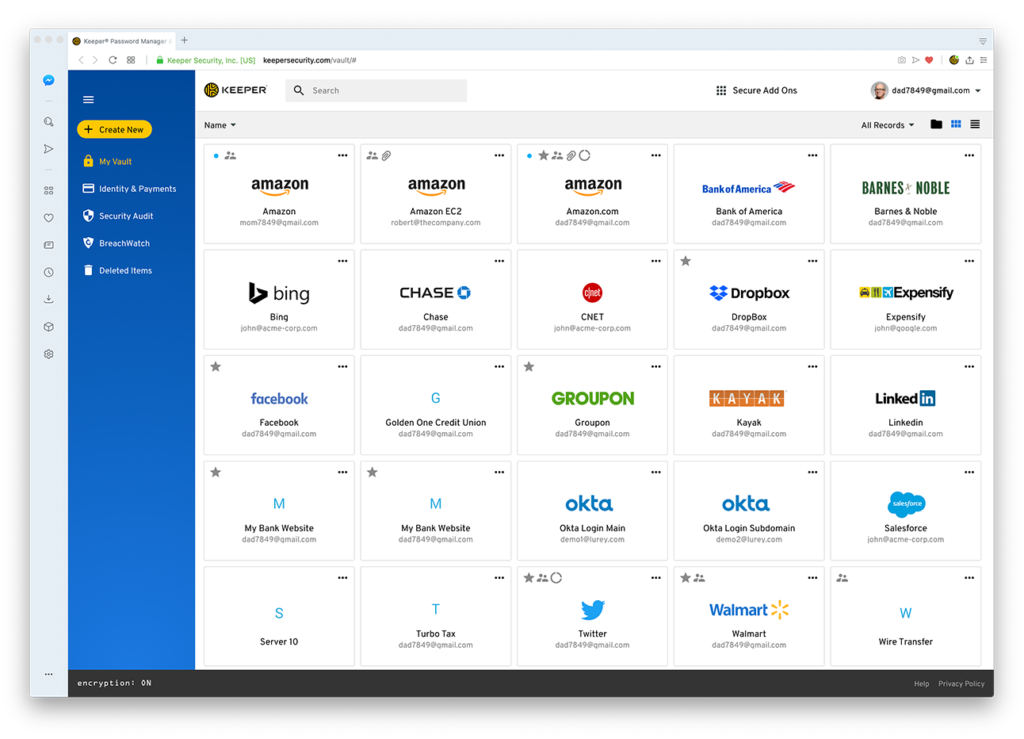 keeper password manager