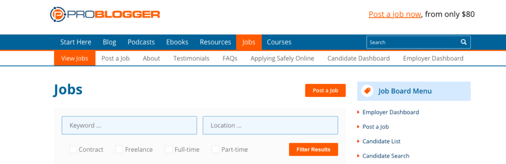 Problogger Job Board
