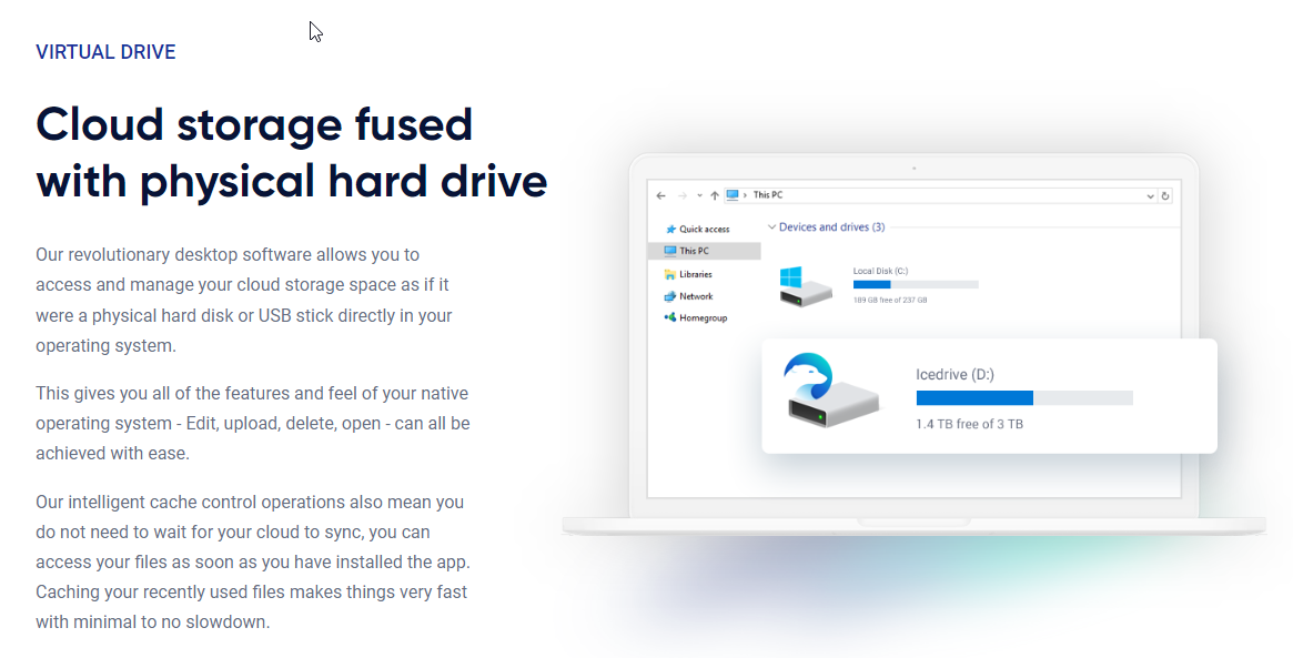 icedrive virtual drive