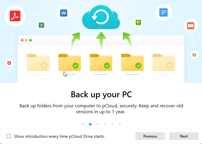 pcloud backup