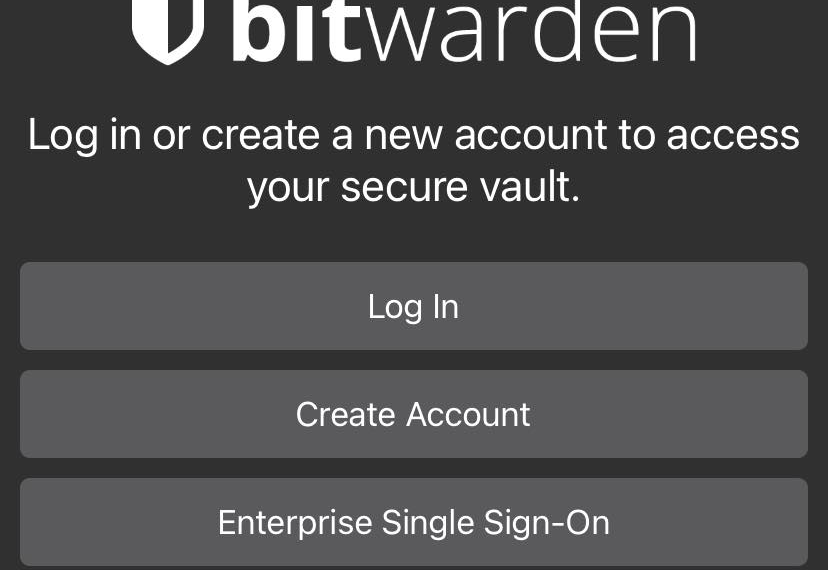 bitwarden sign up