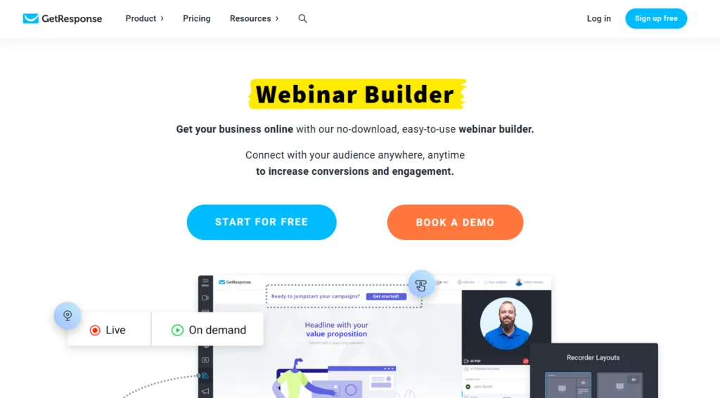 webinar builder