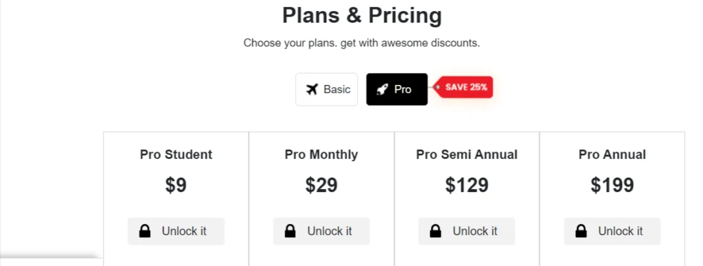 EditPad Pricing Plans