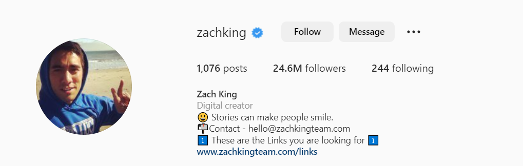 Zach King instagram