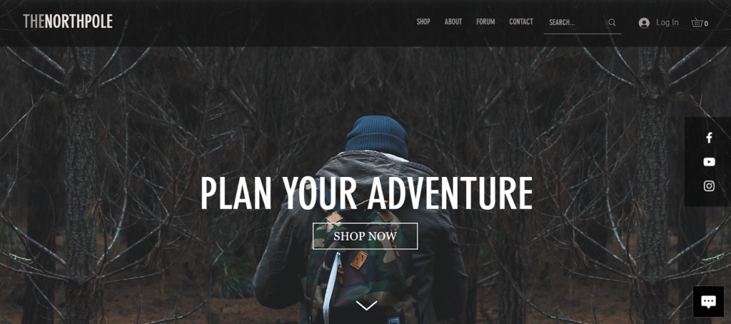 Wix Outdoor Fashion Template